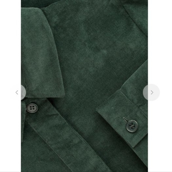 COS A-line Forest Green Corduroy Dress - Picture 3 of 12